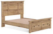Makidern Tan Queen Panel Storage Bed - PCB1170B4