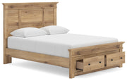 Makidern Tan Queen Panel Storage Bed - PCB1170B4