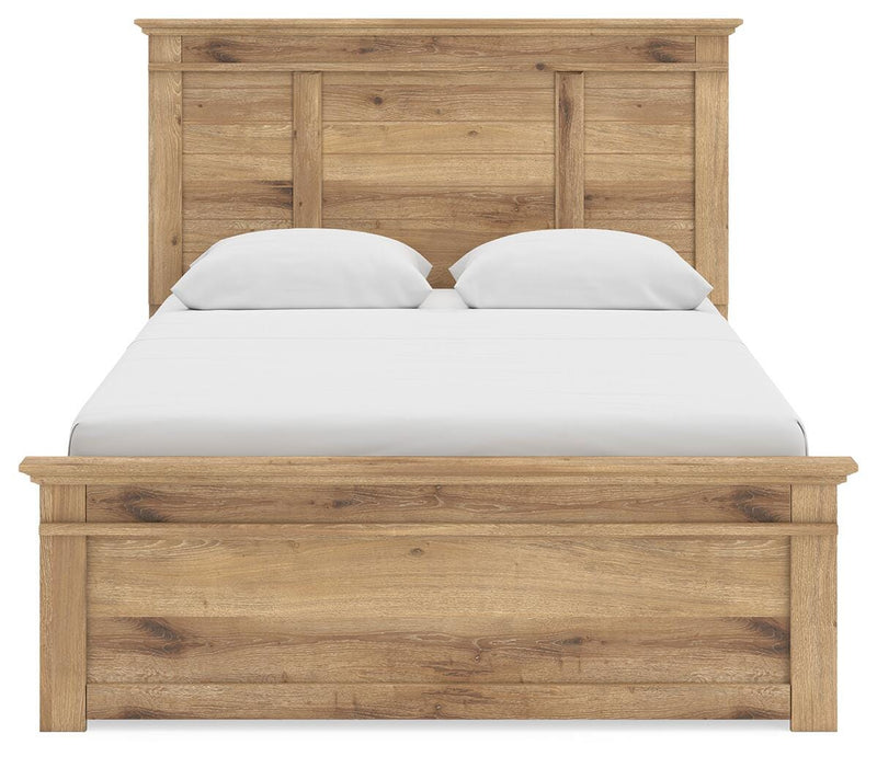 Makidern Tan Queen Panel Storage Bed - PCB1170B8
