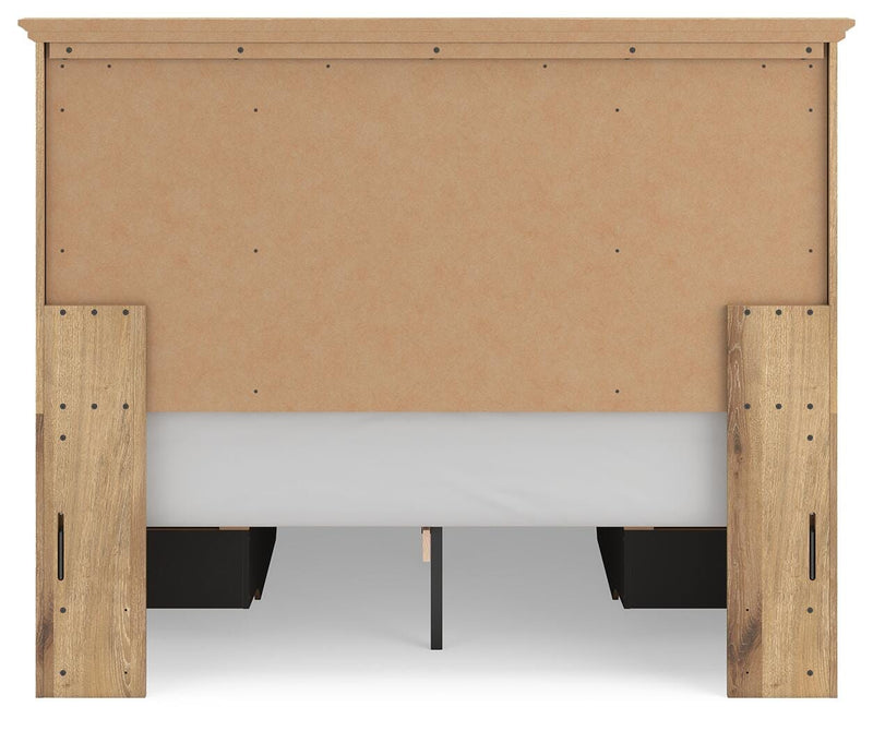 Makidern Tan Queen Panel Storage Bed - PCB1170B8
