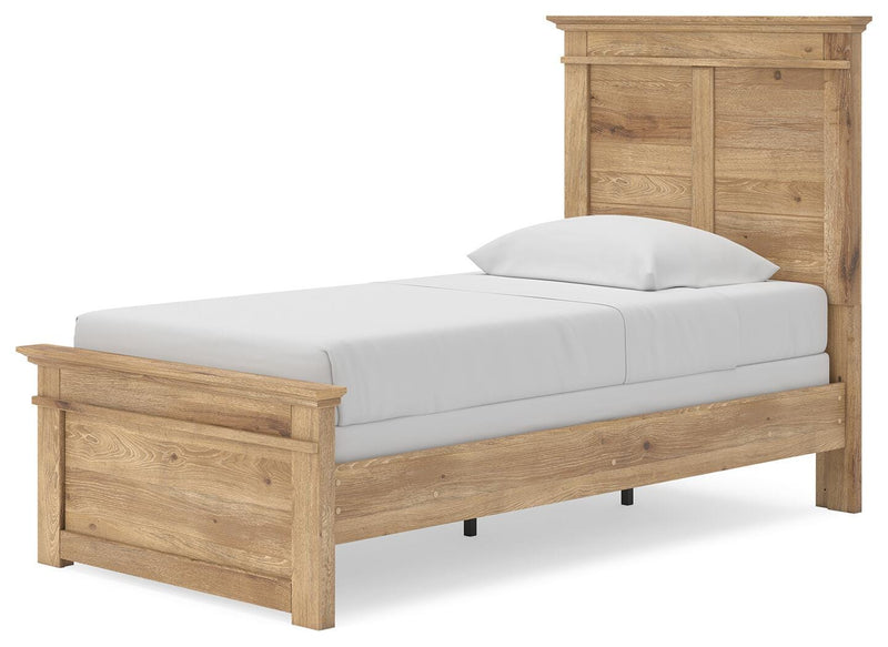 Makidern Tan Twin Panel Bed - PCB1170B18