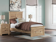 Makidern Tan Twin Panel Storage Bed - PCB1170B22