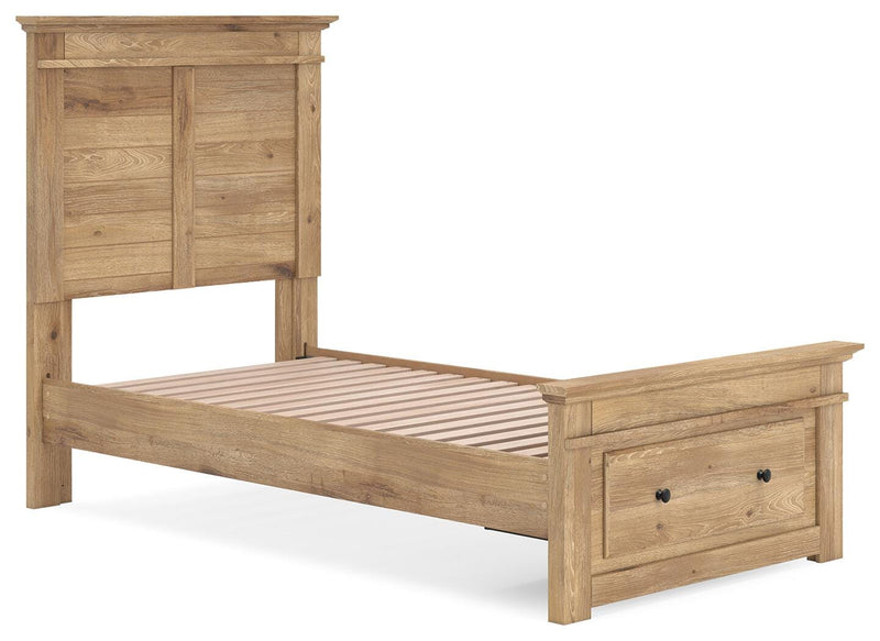 Makidern Tan Twin Panel Storage Bed - PCB1170B22