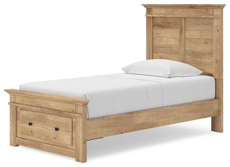 Makidern Tan Twin Panel Storage Bed - PCB1170B22