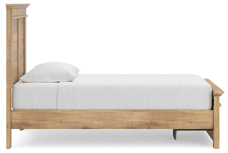 Makidern Tan Twin Panel Storage Bed - PCB1170B22