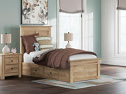 Makidern Tan Twin Panel Storage Bed - PCB1170B26