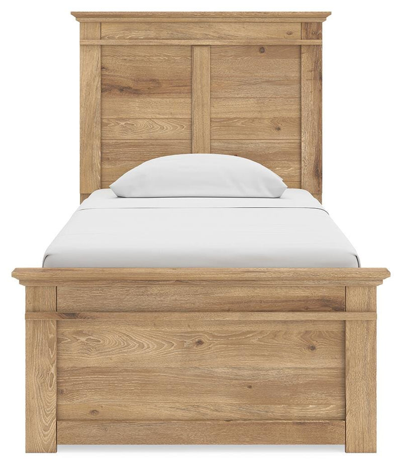 Makidern Tan Twin Panel Storage Bed - PCB1170B30