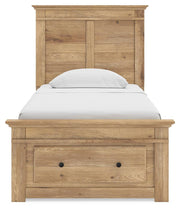Makidern Tan Twin Panel Storage Bed - PCB1170B38