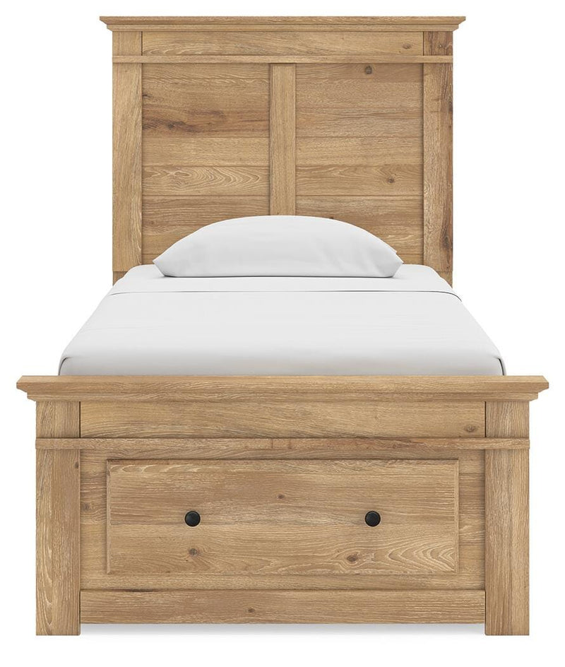 Makidern Tan Twin Panel Storage Bed - PCB1170B38