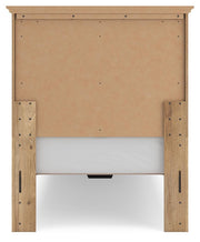 Makidern Twin Panel Storage Bed, Dresser and Mirror - PCB1170B24