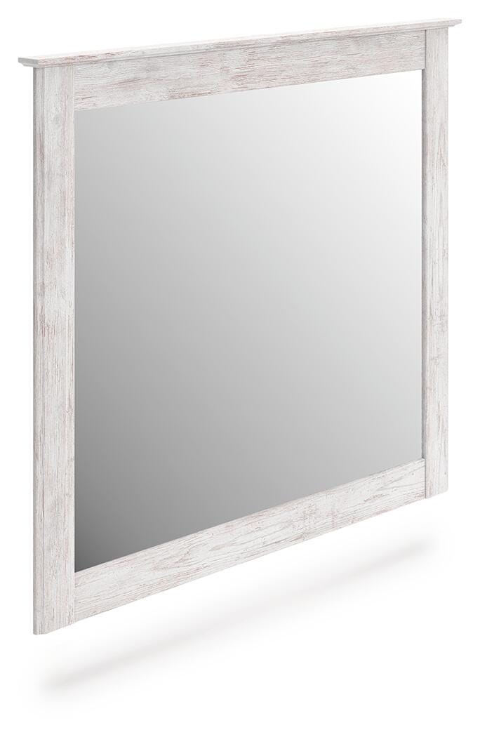 Makidern Whitewash Bedroom Mirror - PCB1171-36