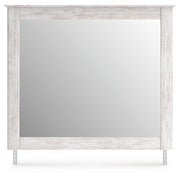 Makidern Whitewash Bedroom Mirror - PCB1171-36