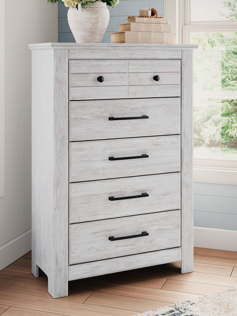 Makidern Whitewash Chest of Drawers - PCB1171-46