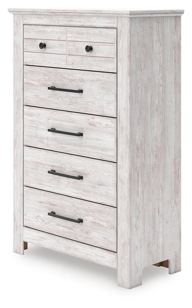 Makidern Whitewash Chest of Drawers - PCB1171-46