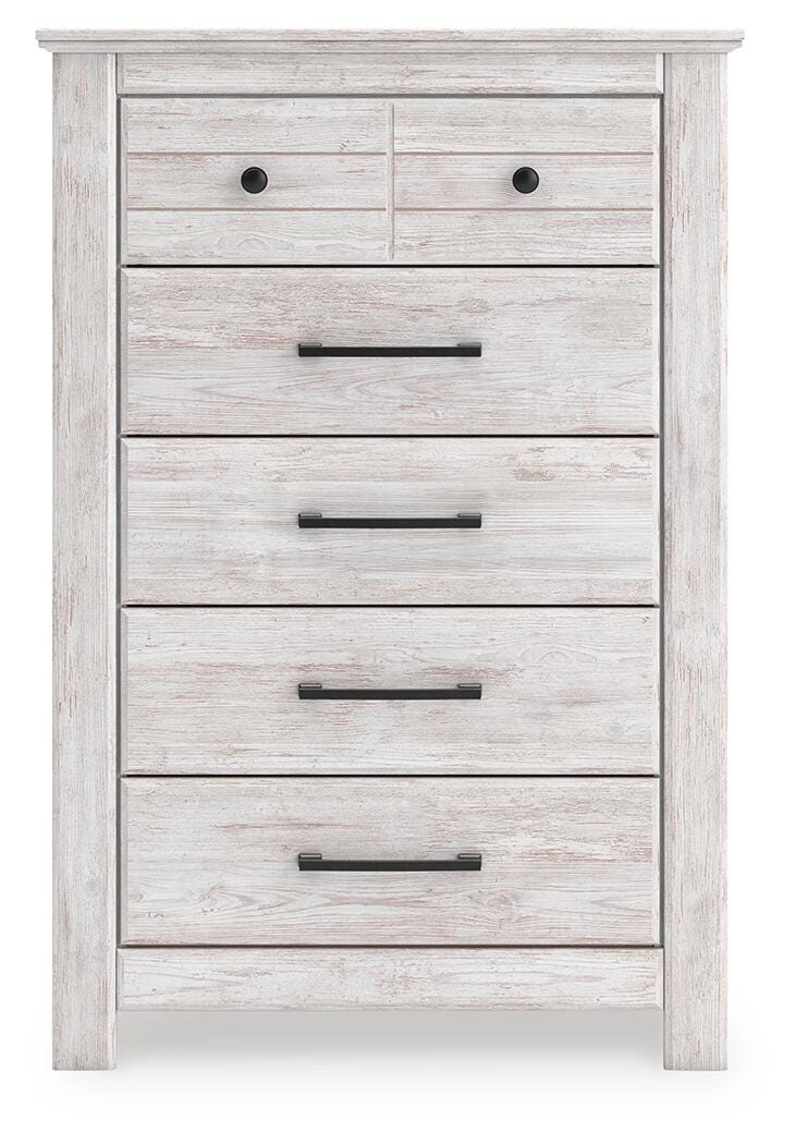 Makidern Whitewash Chest of Drawers - PCB1171-46