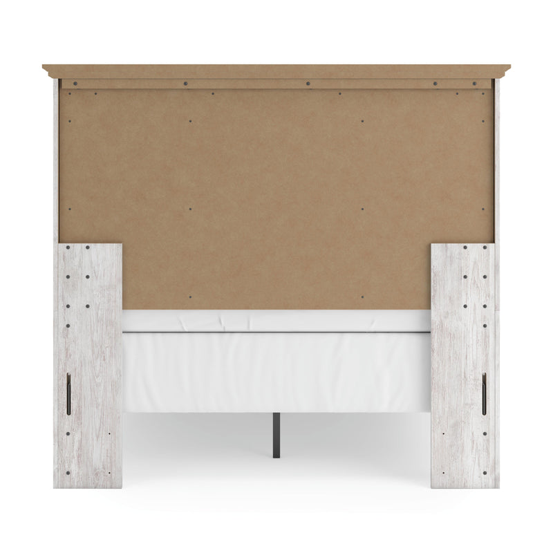 Makidern Whitewash Full Panel Bed - PCB1171B19