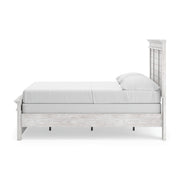 Makidern Whitewash Full Panel Bed - PCB1171B19