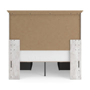 Makidern Whitewash Full Panel Bed with Storage - PCB1171B31