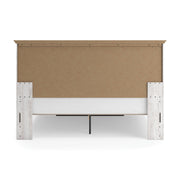 Makidern Whitewash King Panel Storage Bed - PCB1171B12