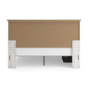 Makidern Whitewash King Panel Storage Bed - PCB1171B17
