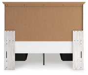 Makidern Whitewash Queen Panel Storage Bed - PCB1171B10