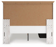 Makidern Whitewash Queen Panel Storage Bed - PCB1171B9