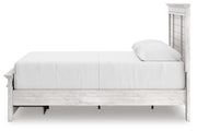 Makidern Whitewash Queen Panel Storage Bed - PCB1171B9