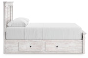 Makidern Whitewash Queen Panel Storage Bed - PCB1171B9