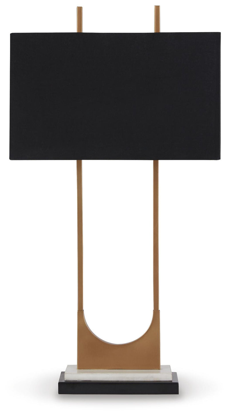 Malana Brass Finish Table Lamp (Set of 2) - L208254X2