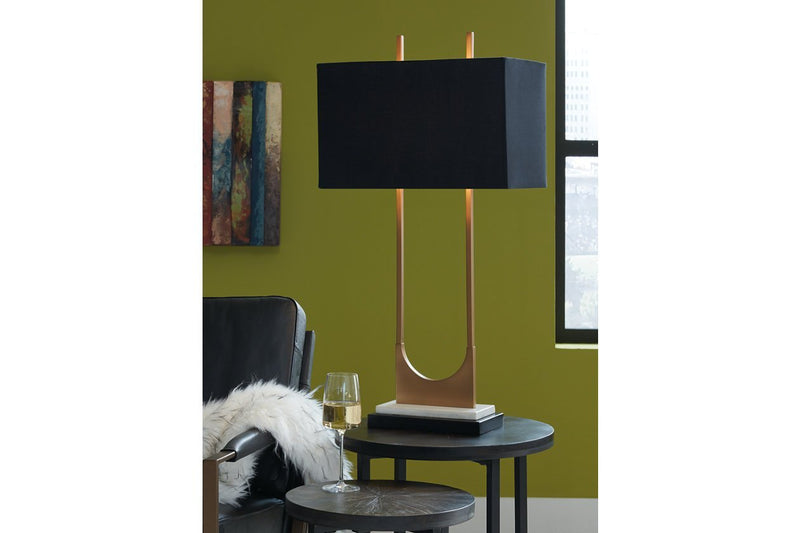 Malana Brass Finish Table Lamp - Gate FurnitureTable Lamp