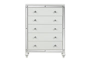Malibu - 5 Drawers White Chest - B234-C-S