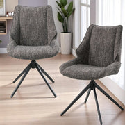Malika Side Chair w/Swivel (Set-2) - DN03596