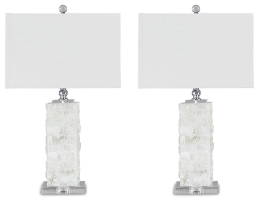Malise White Table Lamp (Set of 2) - L429014X2