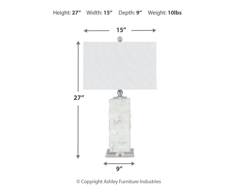 Malise White Table Lamp (Set of 2) - L429014X2