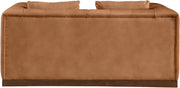 Mallina 67" Vegan Leather Upholstered Upholstered Loveseat in Cognac - 44098Cognac-L