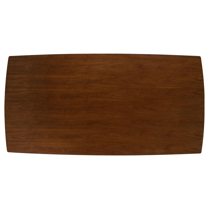Malone 5-piece Rectangular Dining Table Set Dark Walnut - 105351-S5