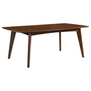 Malone 7-piece Rectangular Dining Table Set Dark Walnut - 105351-S7