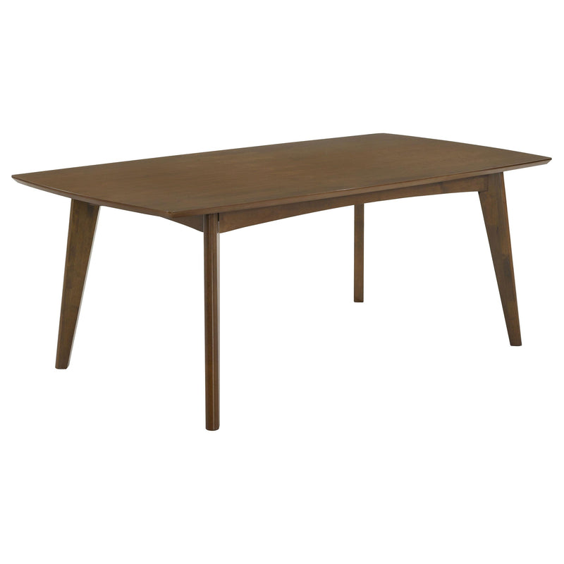 Malone Rectangular 78-inch Wood Dining Table Dark Walnut - 105351
