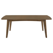 Malone Rectangular 78-inch Wood Dining Table Dark Walnut - 105351