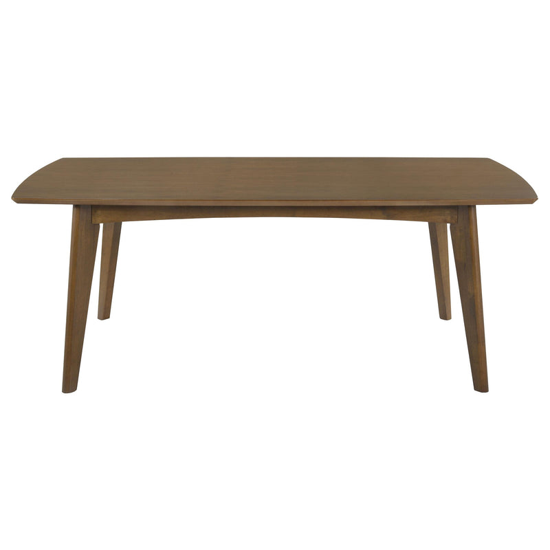 Malone Rectangular 78-inch Wood Dining Table Dark Walnut - 105351