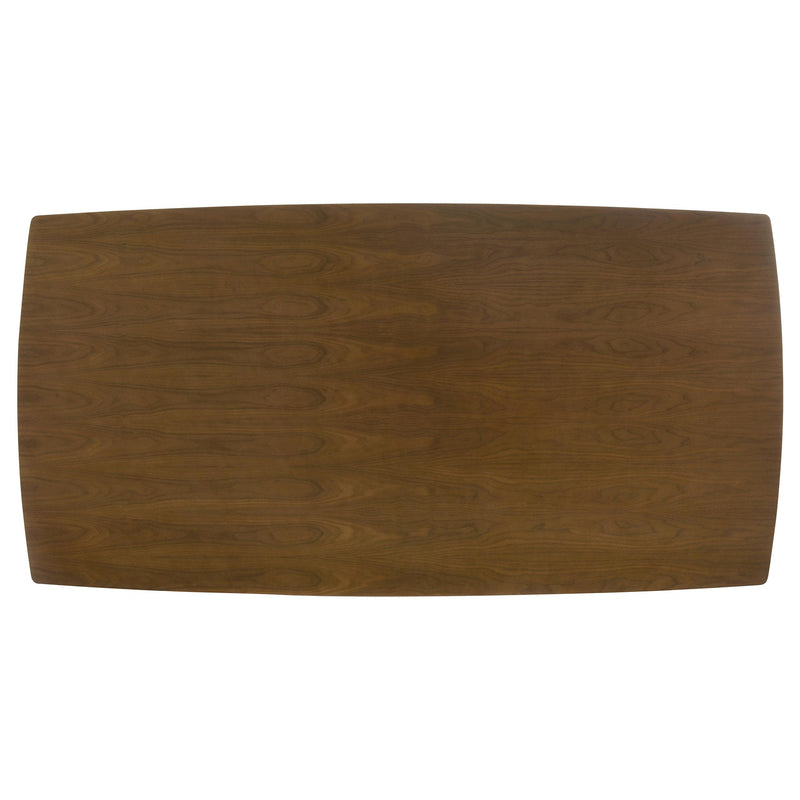 Malone Rectangular 78-inch Wood Dining Table Dark Walnut - 105351