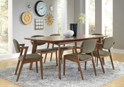 Malone Rectangular 78-inch Wood Dining Table Dark Walnut - 105351