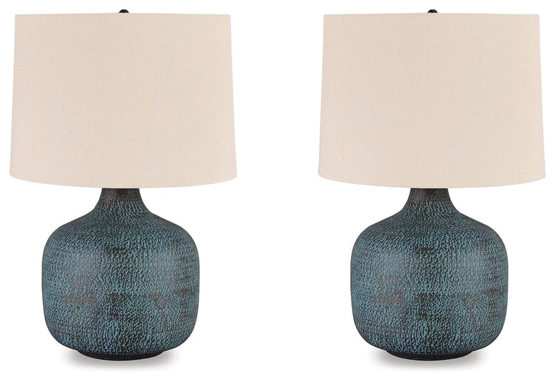 Malthace Patina Table Lamp (Set of 2) - L207304X2