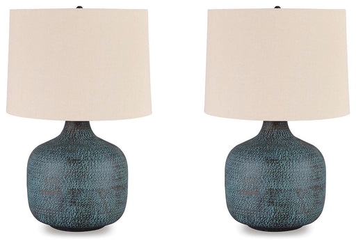 Malthace Patina Table Lamp (Set of 2) - L207304X2