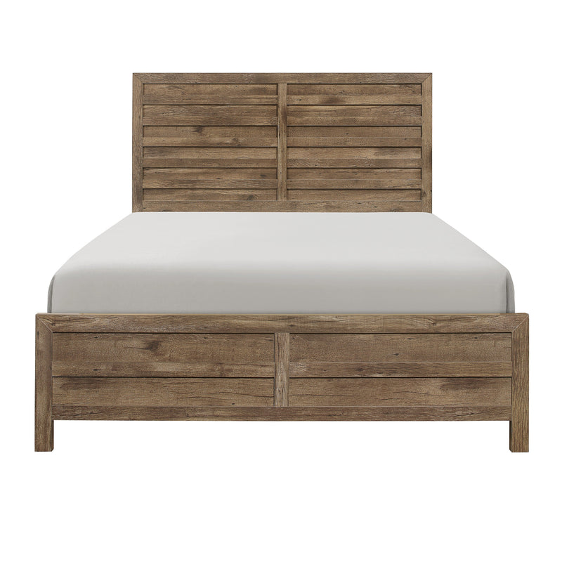 Mandan Weathered Pine Panel Bedroom Set - Gate FurnitureBedroom Set