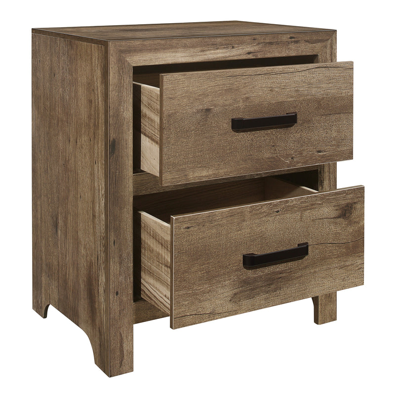 Mandan Weathered Pine Panel Bedroom Set - Gate FurnitureBedroom Set