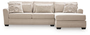 Mandi Point Marble 2-Piece Sectional Sofa Chaise - 62606S3
