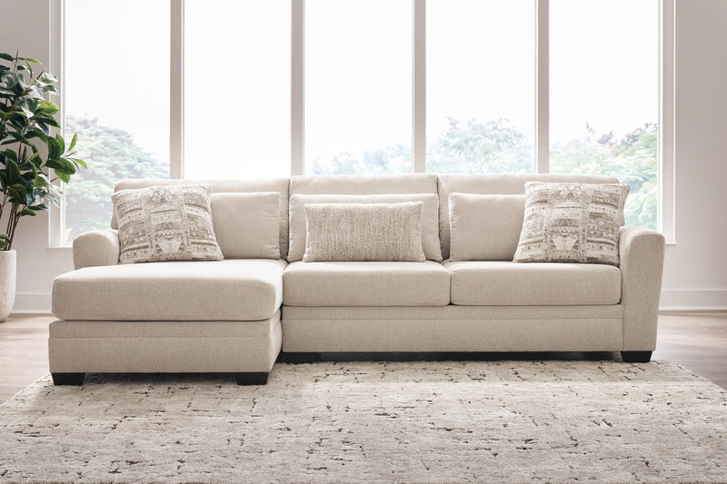 Mandi Point Marble 2-Piece Sectional Sofa Chaise - 62606S4