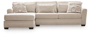 Mandi Point Marble 2-Piece Sectional Sofa Chaise - 62606S4