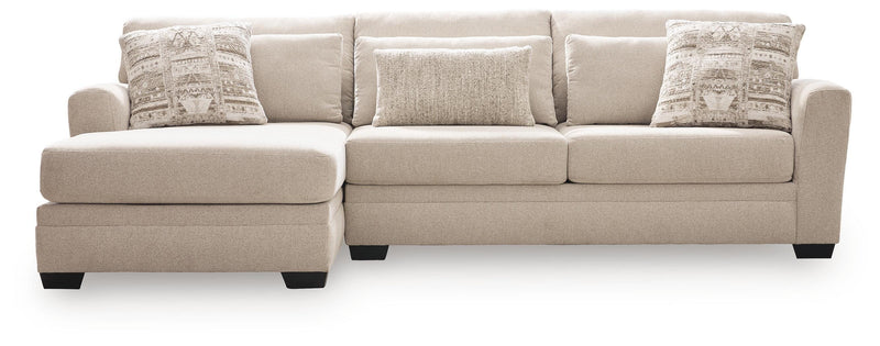 Mandi Point Marble 2-Piece Sectional Sofa Chaise - 62606S4